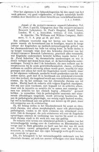 Eerste pagina van het artikel zoals het is gepubliceerd in het tijdschrift