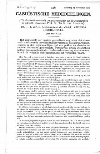 Eerste pagina van het artikel zoals het is gepubliceerd in het tijdschrift