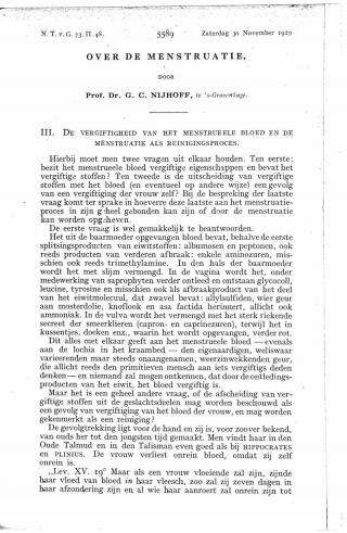 Eerste pagina van het artikel zoals het is gepubliceerd in het tijdschrift