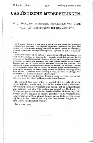 Eerste pagina van het artikel zoals het is gepubliceerd in het tijdschrift