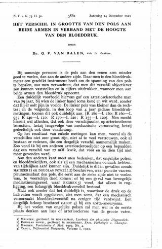 Eerste pagina van het artikel zoals het is gepubliceerd in het tijdschrift