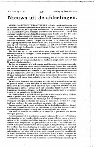 Eerste pagina van het artikel zoals het is gepubliceerd in het tijdschrift