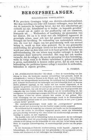 Eerste pagina van het artikel zoals het is gepubliceerd in het tijdschrift