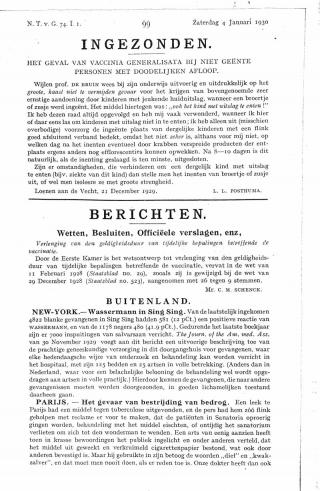 Eerste pagina van het artikel zoals het is gepubliceerd in het tijdschrift