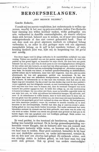 Eerste pagina van het artikel zoals het is gepubliceerd in het tijdschrift