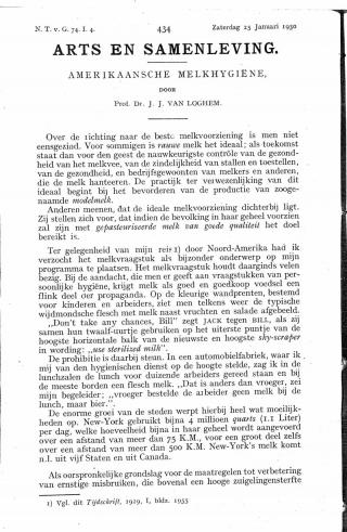 Eerste pagina van het artikel zoals het is gepubliceerd in het tijdschrift