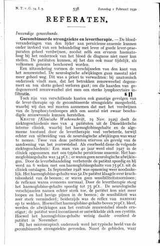 Eerste pagina van het artikel zoals het is gepubliceerd in het tijdschrift