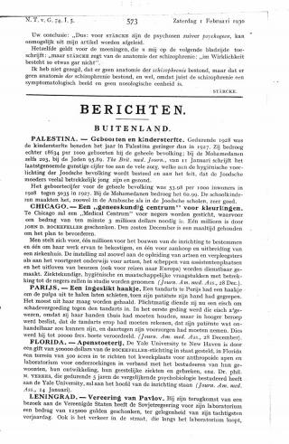 Eerste pagina van het artikel zoals het is gepubliceerd in het tijdschrift