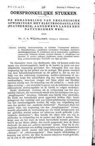 Eerste pagina van het artikel zoals het is gepubliceerd in het tijdschrift