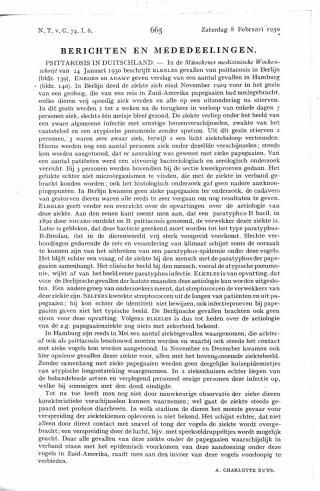 Eerste pagina van het artikel zoals het is gepubliceerd in het tijdschrift