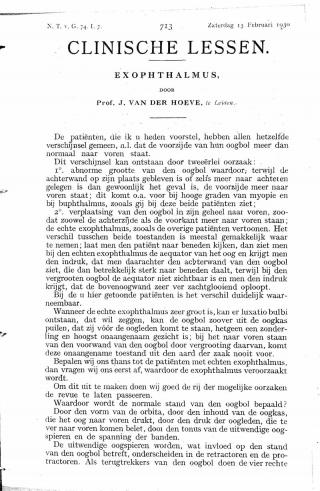 Eerste pagina van het artikel zoals het is gepubliceerd in het tijdschrift