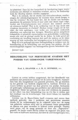 Eerste pagina van het artikel zoals het is gepubliceerd in het tijdschrift