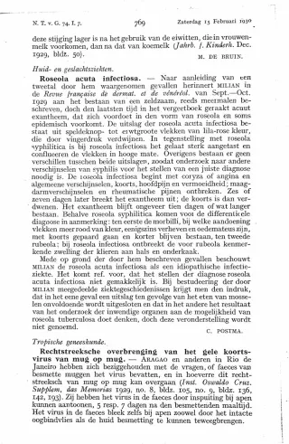Eerste pagina van het artikel zoals het is gepubliceerd in het tijdschrift