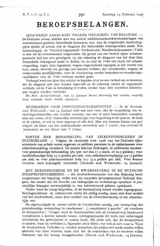 Eerste pagina van het artikel zoals het is gepubliceerd in het tijdschrift