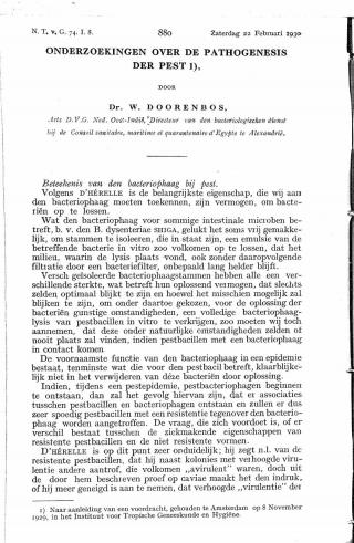 Eerste pagina van het artikel zoals het is gepubliceerd in het tijdschrift