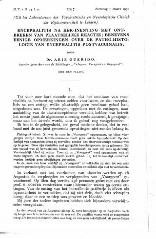 Eerste pagina van het artikel zoals het is gepubliceerd in het tijdschrift