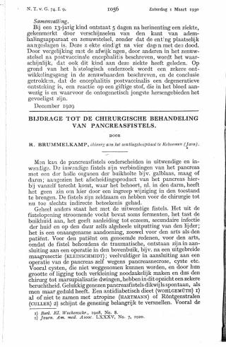 Eerste pagina van het artikel zoals het is gepubliceerd in het tijdschrift