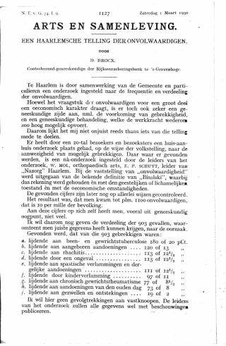 Eerste pagina van het artikel zoals het is gepubliceerd in het tijdschrift