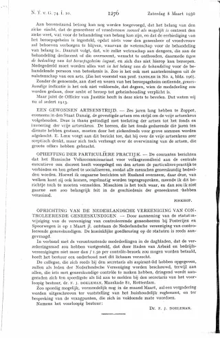 Eerste pagina van het artikel zoals het is gepubliceerd in het tijdschrift