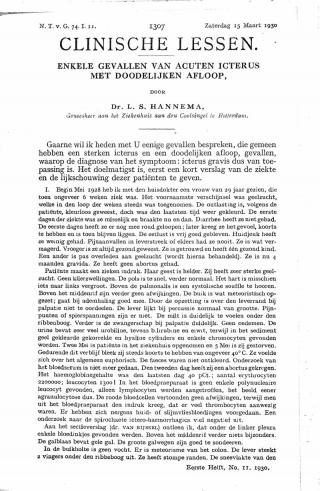 Eerste pagina van het artikel zoals het is gepubliceerd in het tijdschrift