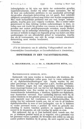 Eerste pagina van het artikel zoals het is gepubliceerd in het tijdschrift