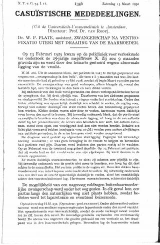 Eerste pagina van het artikel zoals het is gepubliceerd in het tijdschrift