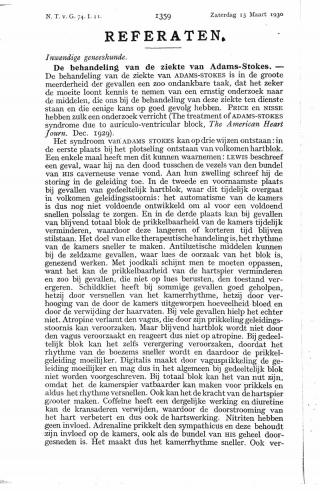 Eerste pagina van het artikel zoals het is gepubliceerd in het tijdschrift