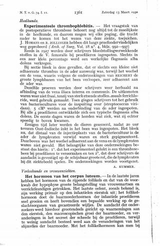 Eerste pagina van het artikel zoals het is gepubliceerd in het tijdschrift