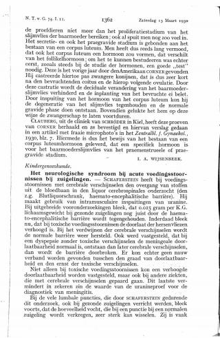 Eerste pagina van het artikel zoals het is gepubliceerd in het tijdschrift