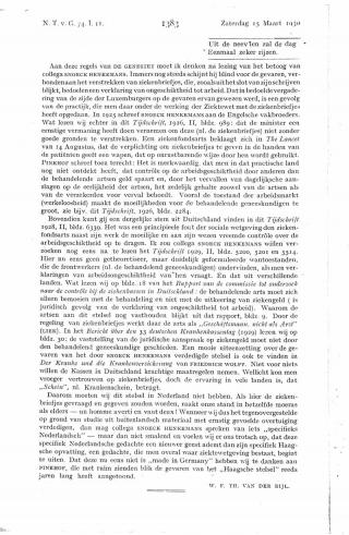 Eerste pagina van het artikel zoals het is gepubliceerd in het tijdschrift