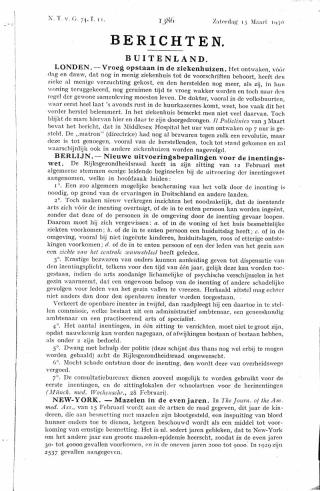 Eerste pagina van het artikel zoals het is gepubliceerd in het tijdschrift