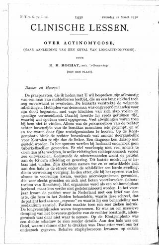 Eerste pagina van het artikel zoals het is gepubliceerd in het tijdschrift