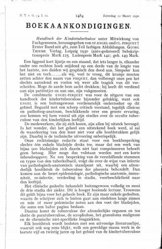 Eerste pagina van het artikel zoals het is gepubliceerd in het tijdschrift