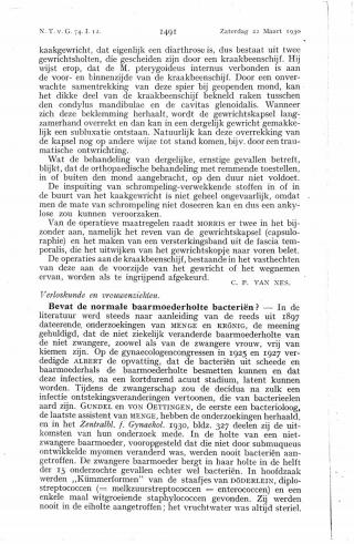 Eerste pagina van het artikel zoals het is gepubliceerd in het tijdschrift