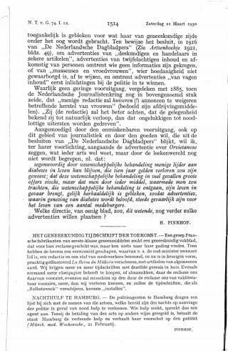 Eerste pagina van het artikel zoals het is gepubliceerd in het tijdschrift