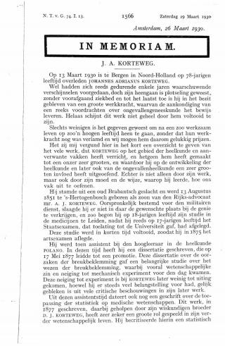 Eerste pagina van het artikel zoals het is gepubliceerd in het tijdschrift