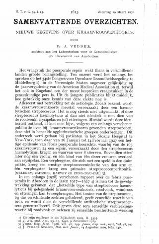 Eerste pagina van het artikel zoals het is gepubliceerd in het tijdschrift