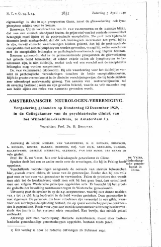 Eerste pagina van het artikel zoals het is gepubliceerd in het tijdschrift