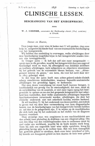 Eerste pagina van het artikel zoals het is gepubliceerd in het tijdschrift