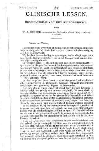 Eerste pagina van het artikel zoals het is gepubliceerd in het tijdschrift