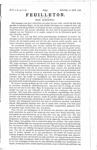 Eerste pagina van het artikel zoals het is gepubliceerd in het tijdschrift