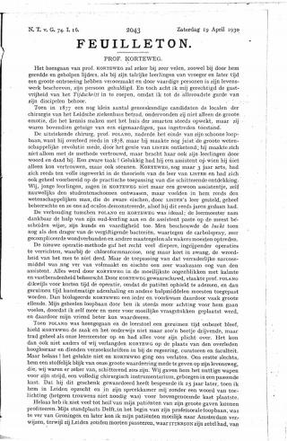 Eerste pagina van het artikel zoals het is gepubliceerd in het tijdschrift