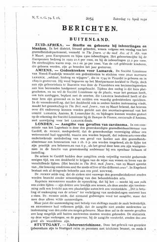 Eerste pagina van het artikel zoals het is gepubliceerd in het tijdschrift