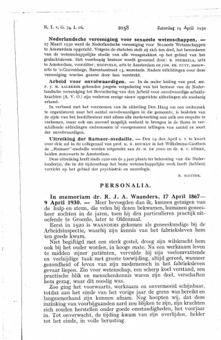 Eerste pagina van het artikel zoals het is gepubliceerd in het tijdschrift