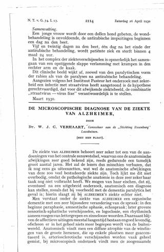 Eerste pagina van het artikel zoals het is gepubliceerd in het tijdschrift