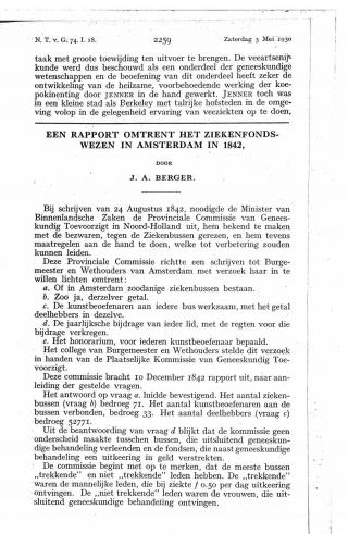 Eerste pagina van het artikel zoals het is gepubliceerd in het tijdschrift