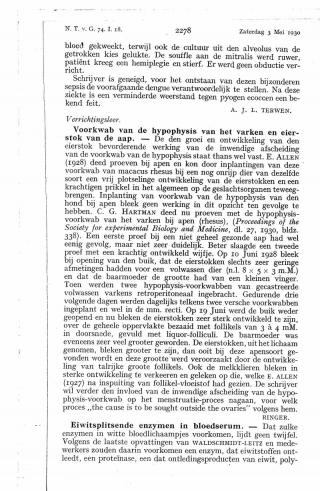 Eerste pagina van het artikel zoals het is gepubliceerd in het tijdschrift