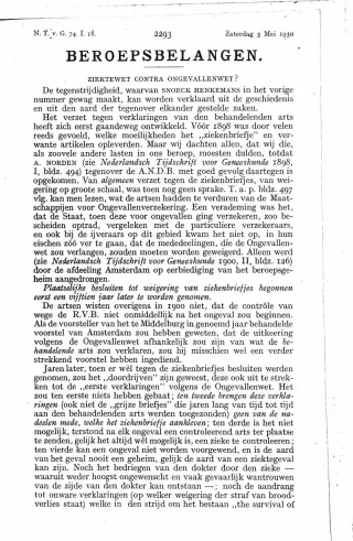 Eerste pagina van het artikel zoals het is gepubliceerd in het tijdschrift