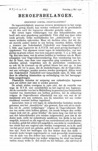 Eerste pagina van het artikel zoals het is gepubliceerd in het tijdschrift