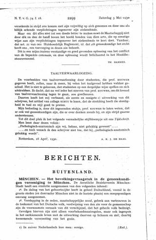 Eerste pagina van het artikel zoals het is gepubliceerd in het tijdschrift